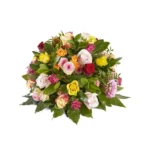 Rouwbloemstuk Rosalie Biedermeier Rond