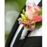 Herencorsage roze