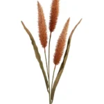 Tina Collection zijde Pennisetum l92cm oranje