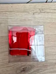 Led lint 2aa batt 1.5mtr rood