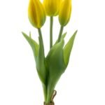 Zijde tulp Real Touch Holland Sally 3st. cream 25cm