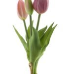 Zijde tulp Real Touch Holland Sally 3st. pink 25cm