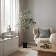 Kunstplant Olijfboom - 170cm - Afbeelding 3