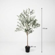 Kunstplant Olijfboom - 170cm - Afbeelding 5